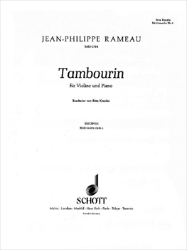 TAMBOURIN  タンブーラン（クライスラー編）（ヴァイオリン、ピアノ）  