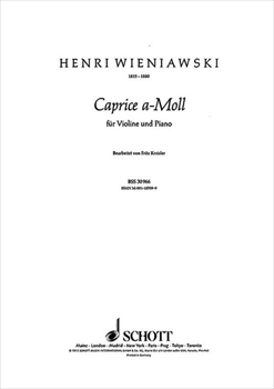 CAPRICE a (OP.18-4)  カプリス　イ短調　作品18-4（クライスラー編）（ヴァイオリン、ピアノ）  