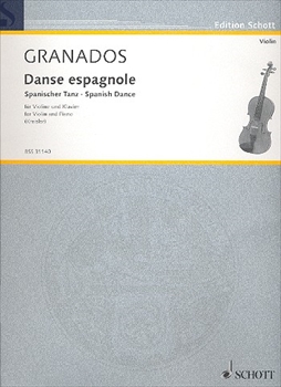 DANSE ESPAGNOLE  スペイン舞曲（クライスラー編）（ヴァイオリン、ピアノ）  