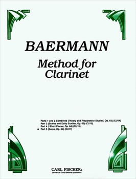 BETTONEY & BAERMANN METHOD 5 (op.64)  ベトネー編　ベールマンクラリネット教本 第5部（クラリネットソロ）  