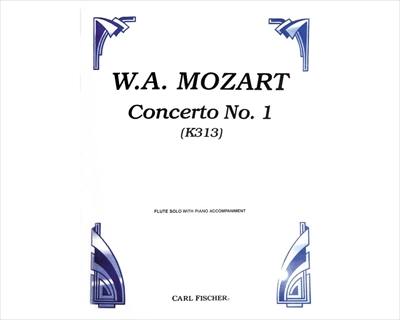 【特価品】CONCERTO NO.1 KV.313  フルート協奏曲　第1番　（フルートとピアノ）  
