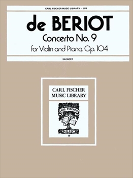 VIOLIN .CONCERTO NO.9 OP.104 [SAENGER]  ヴァイオリン協奏曲第9番（ヴァイオリン、ピアノ）  
