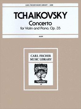 VN.CONCERTO OP.35 [AUER]  ヴァイオリン協奏曲　ニ長調　作品35(アウアー校訂）（ヴァイオリン、ピアノ）  