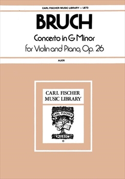 VN.CONCERTO NO.1 OP.26  ヴァイオリン協奏曲第1番 ト短調 作品26（アウアー校訂）（ヴァイオリン、ピアノ）  