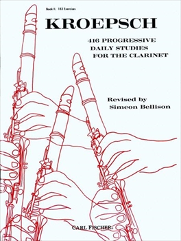 416 PROGRESSIVE DAILY STUDIES BOOK 2  416の漸進的日課練習曲 第2巻（クラリネットソロ）  