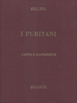 I PURITANI (HARD COVER)  歌劇「清教徒」（ハードカヴァー版）（ピアノ伴奏ヴォーカルスコア）  