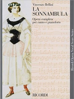 LA SONNAMBULA  歌劇「夢遊病の女」（ペーパーバック版）（ピアノ伴奏ヴォーカルスコア）  