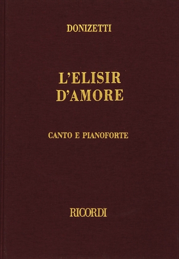 ELISIR D'AMORE(HARD COVER)  歌劇「愛の妙薬」（ハードカヴァー版）  