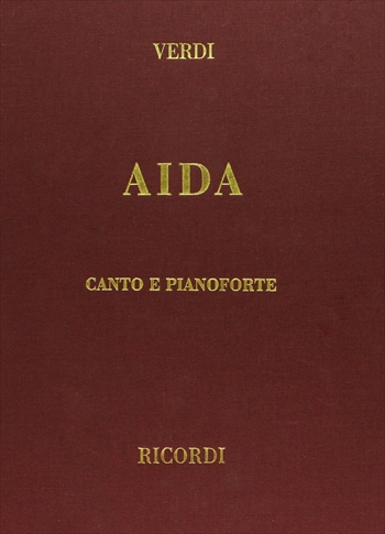 AIDA(HARD COVER)  歌劇「アイーダ」(ハードカバー)（ピアノ伴奏ヴォーカルスコア）  