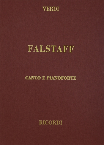 FALSTAFF (HARD COVER)(IT/E)  歌劇「ファルスタッフ」（ハードカヴァー版）（イタリア語+英語）（ピアノ伴奏ヴォーカルスコア）  
