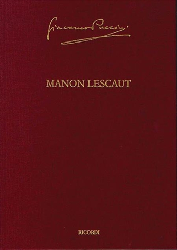 MANON LESCAUT(HARD COVER)  歌劇「マノン・レスコー」(ハードカバー)  