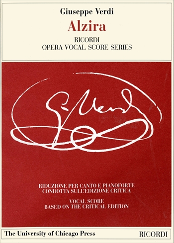 ALZIRA(CRITICAL)  歌劇「アルツィラ」（批判校訂版）（ピアノ伴奏ヴォーカルスコア）  
