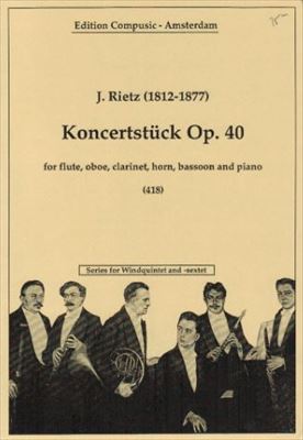 【特価品】KONZERTSTUCK OP.40  演奏会用小品（木管五重奏とピアノ）  