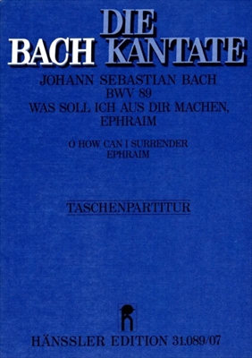 【特価品】Kantate BWV89  カンタータ第89番（小型スコア）  