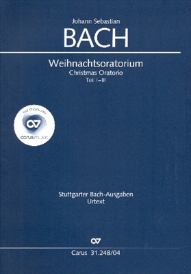 【特価品】 Weihnachtsoratorium I-III BWV248  クリスマスオラトリオ 第1～3部  