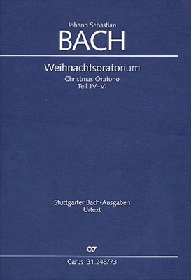 【特価品】　Weihnachtsoratorium IV-VI BWV248  クリスマスオラトリオ 第4～6部  