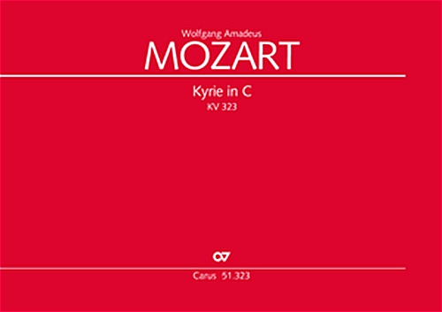 【特価品】Kyrie in C (Regina coeli) KV 323 （スコア）&nbsp;&nbsp;キリエ&nbsp;&nbsp;
