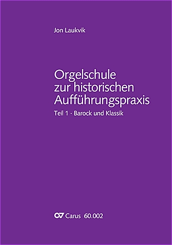 【特価品】Orgelschule zur historischen Aufführungspraxis Teil 1. Barock und Klassik&nbsp;&nbsp;歴史的オルガン技法　第1巻　バロックと古典　*ドイツ語版　本のみ&nbsp;&nbsp;
