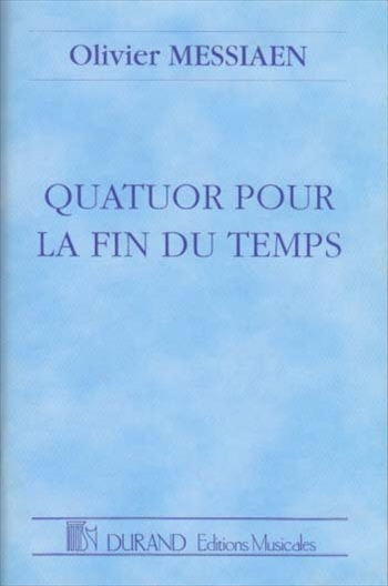QUATOUR POUR LA FIN DU TEMPS  世の終わりのための四重奏曲（中型スコア）  