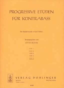 PROGRESSIVE ETUDEN BK.5  コントラバスのための発展的な練習曲集第5巻（コントラバスソロ）  