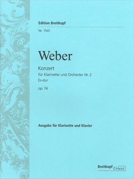 KONZERT NR.2 Es OP.74  クラリネット協奏曲第2番　変ホ長調　作品74（クラリネット、ピアノ）  