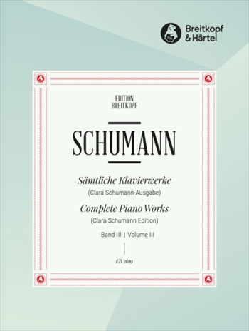 KLAVIERWERKE BD.3  ピアノ作品集第3巻  