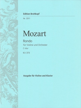 RONDO C KV373  ロンド　ハ長調　KV373（ヴァイオリン、ピアノ）  