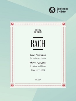 3 SONATEN BWV1027-1029  3つのソナタ（ヴィオラ、ピアノ）  