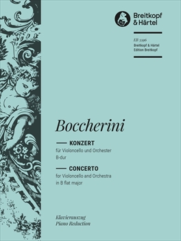KONZERT B(GRUETZMACHER)  チェロ協奏曲　変ロ長調（グリュツマッハー版）（チェロ、ピアノ）　  