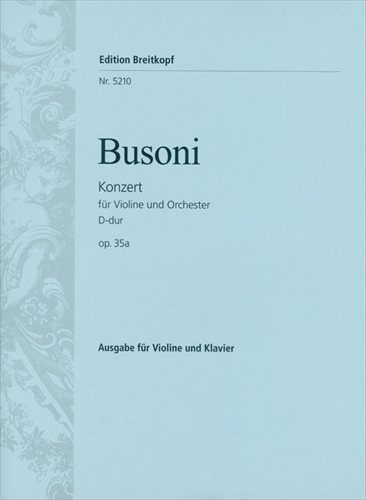 【特価品】KONZERT D OP.35a  ヴァイオリン協奏曲　ニ長調（ヴァイオリン、ピアノ）  
