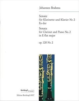 SONATE Nr.2 Es OP.120-2  クラリネットソナタ第2番　変ホ長調（クラリネット、ピアノ）　  