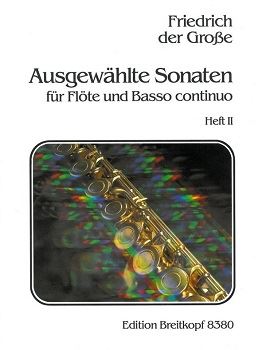 【特価品】AUSGEWAHLTE SONATEN HEFT.2  フルートと通奏低音のためのソナタ選集　第2巻（フルート、通奏低音）  