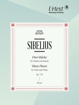 3 STUCKE OP.116(REVISED)  3つの小品（ヴァイオリン、ピアノ）  