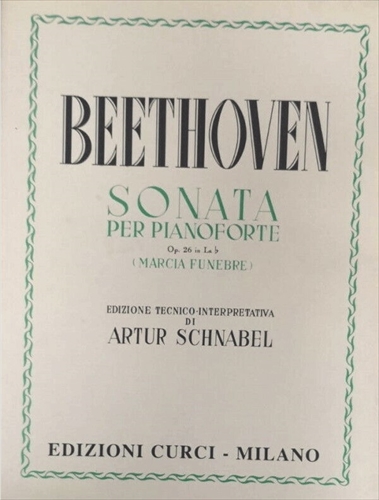 【特価品】SONATA(NO.12) OP.26 (MARCIA FUNEBRE)  ピアノソナタ第12番　変イ長調（葬送）（ピアノソロ）（シュナーベル版）  