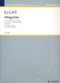 ALLEGRETTO  アレグレット(G-E-D-G-Eの5音の主題による）（ヴァイオリン、ピアノ）  