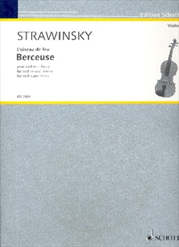 Berceuse aus Der Feuervogel(DUSHKIN)  「火の鳥」より子守歌（ヴァイオリン、ピアノ）  