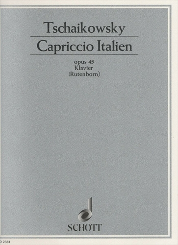 【処分品】CAPRICCIO ITALIEN OP.45  イタリア奇想曲 作品45（ピアノソロ）  