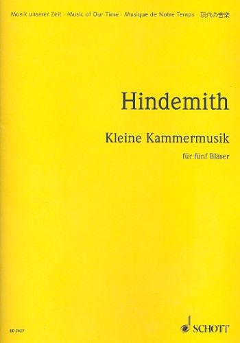 KLEINE KAMMERMUSIK OP24-2  小室内音楽(木管五重奏）（大型スコア）  