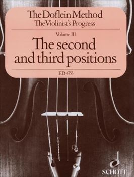 THE DOFLEIN METHOD VOL.3 (The second and third positions)  ドフライン　ヴァイオリン教本第3巻（英語版）  