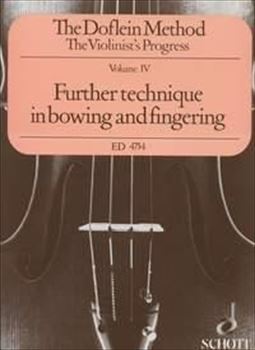 THE DOFLEIN METHOD VOL.4 (Further technique in bowing and fingering)  ドフライン　ヴァイオリン教本第4巻（英語版）  