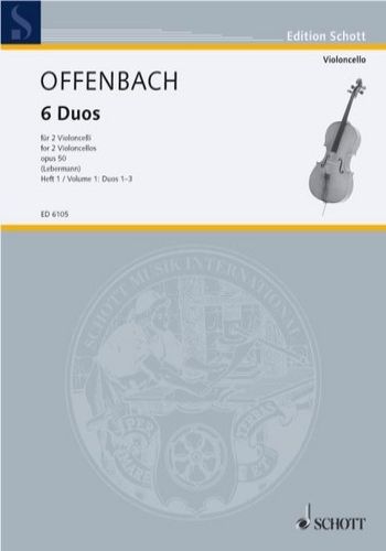6 DUOS OP.50 HEFT.1  6つのチェロ二重奏曲第1巻（1－3番）  