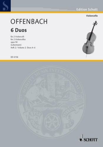 6 DUOS OP.50 HEFT.2  6つのチェロ二重奏曲第2巻（4－6番）  