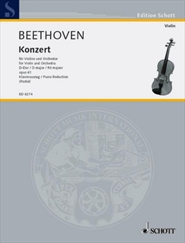VIOLINKONZERT D OP.61(ROSTAL)  ヴァイオリン協奏曲　ニ長調（ロスタル校訂）（ヴァイオリン、ピアノ）  