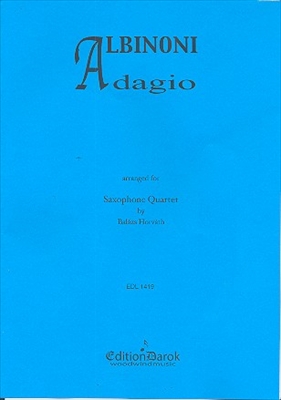 ADAGIO  アルビノーニのアダージョ（HORVATH編曲 サックス4重奏）  