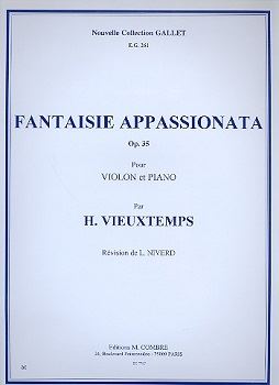 FANTAISIE APPASSIONATA OP.35  ファンタジー・アパッショナータ（ヴァイオリン、ピアノ）  