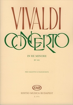 Fagotte Concerto D minor RV481  F.VIII,5  ファゴット協奏曲 ニ短調 F.VIII,5 (RV481)  