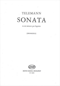 Fagott Sonate e-Moll  ソナタ ホ短調（バスーン、ピアノ）  
