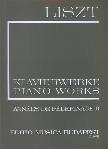 [1-7] ANNEES DE PELERINAGE VOL.2  ブダペスト版リスト全集1-7 巡礼の年報 2（ピアノソロ）  