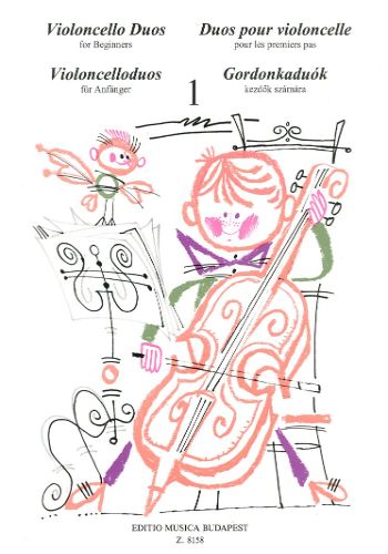 CELLO DUOS FOR BEGINNERS VOL.1  初心者のためのチェロ二重奏曲集 第1巻  