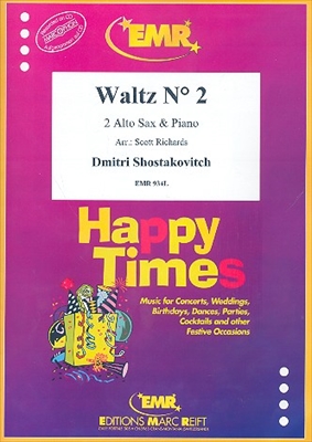 WALTZ NO.2  「ジャズ組曲」よりワルツ第2番　（サックス2本とピアノ）  